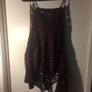 Fashion nova glitter bodysuit